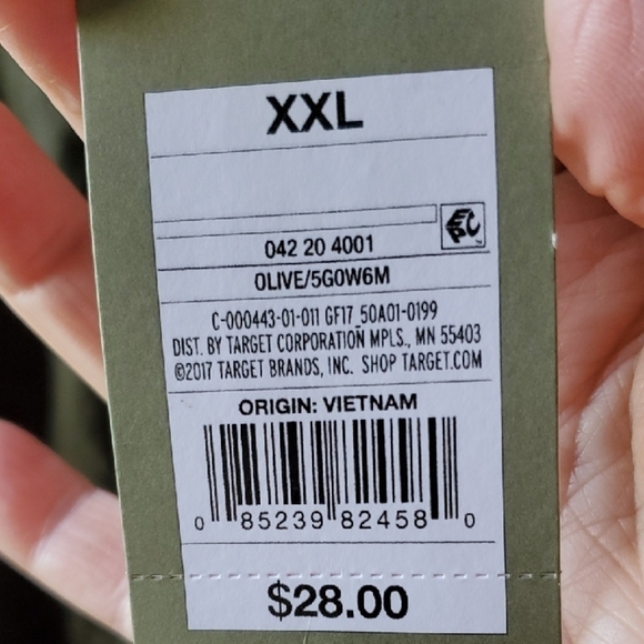 Goodfellow & Co Everdsy Olive Green Cargo Shorts with Elastic Waistband XXL - Picture 3 of 9